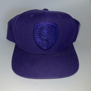Orlando City SC Mitchell and Ness purple mono snapback MLS
